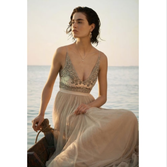 NWT BHLDN NEEDLE & THREAD BRISA DRESS - Picture 4 of 4